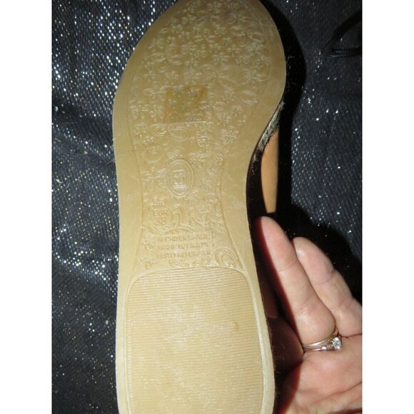 Chelsea + Crew Black Label Mel Tan Leather espadrille slide mules 38 or US 8 - Picture 8 of 12